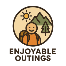 Enjoyable Outings logo inviting local activities, shared ideas, and crowdsourced outings through community requests